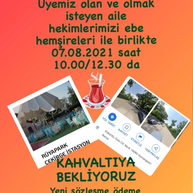 Kahvaltı Organizasyonu